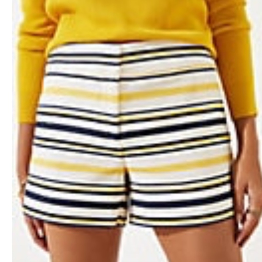 Loft Striped Shorts , size 6
